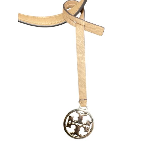 Tory Burch Purse Women’s One Size Robinson Saffiano Leather Medium Tote Caramel - Picture 9 of 10